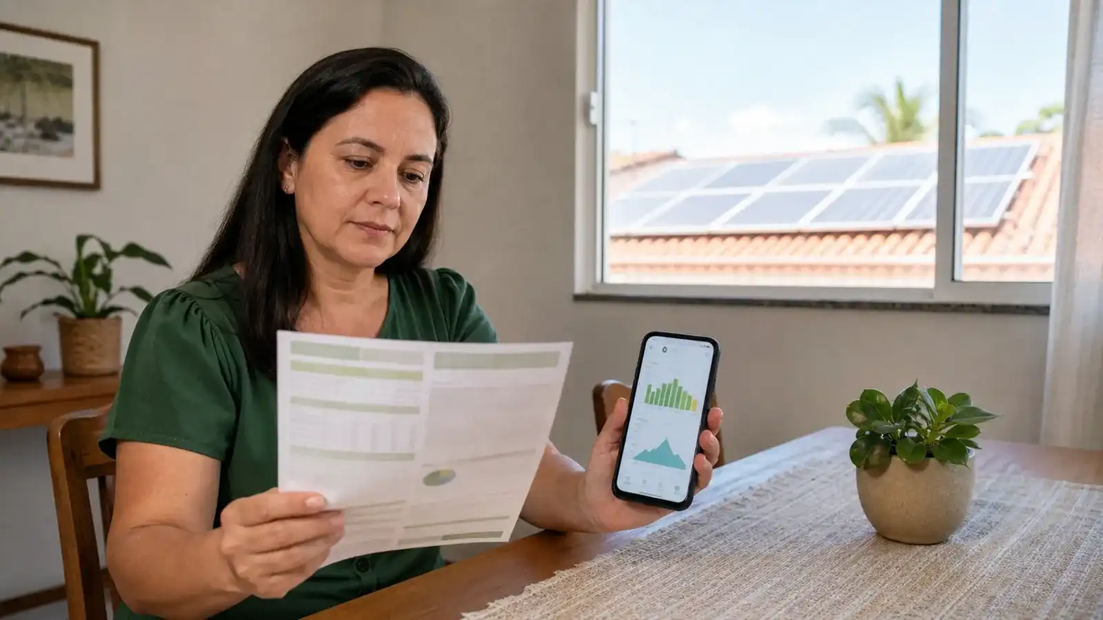 Capa do artigo: Como ler a conta da Enel com energia solar