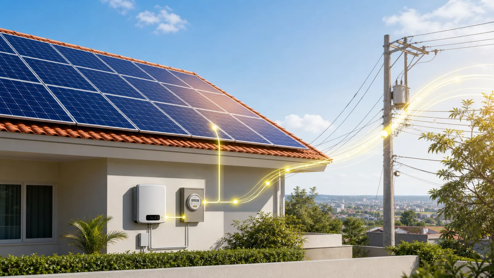 Imagem do artigo: Créditos de energia solar: como funciona o sistema de compensação