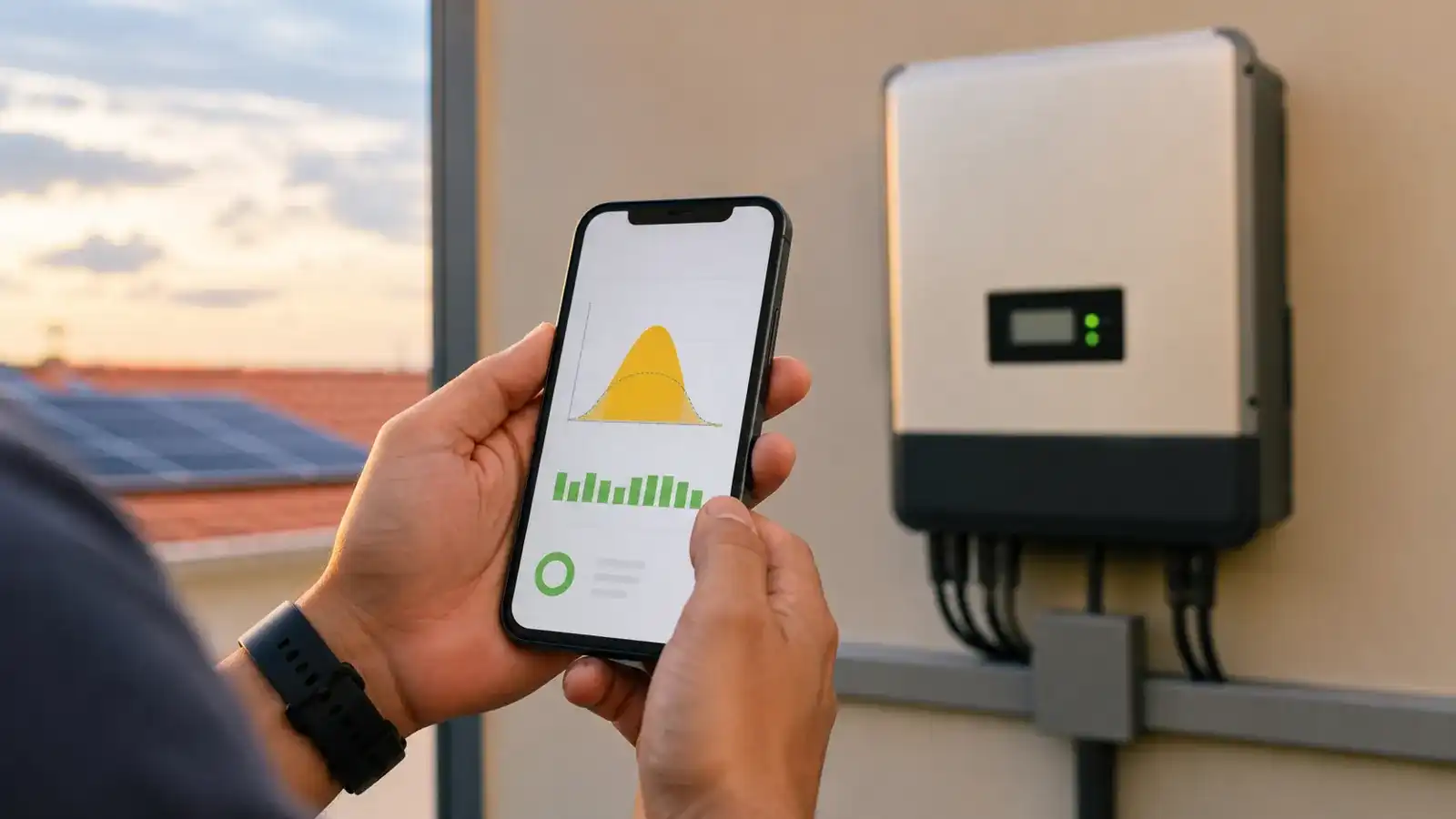 Capa do artigo: Monitoramento da usina solar no app do inversor