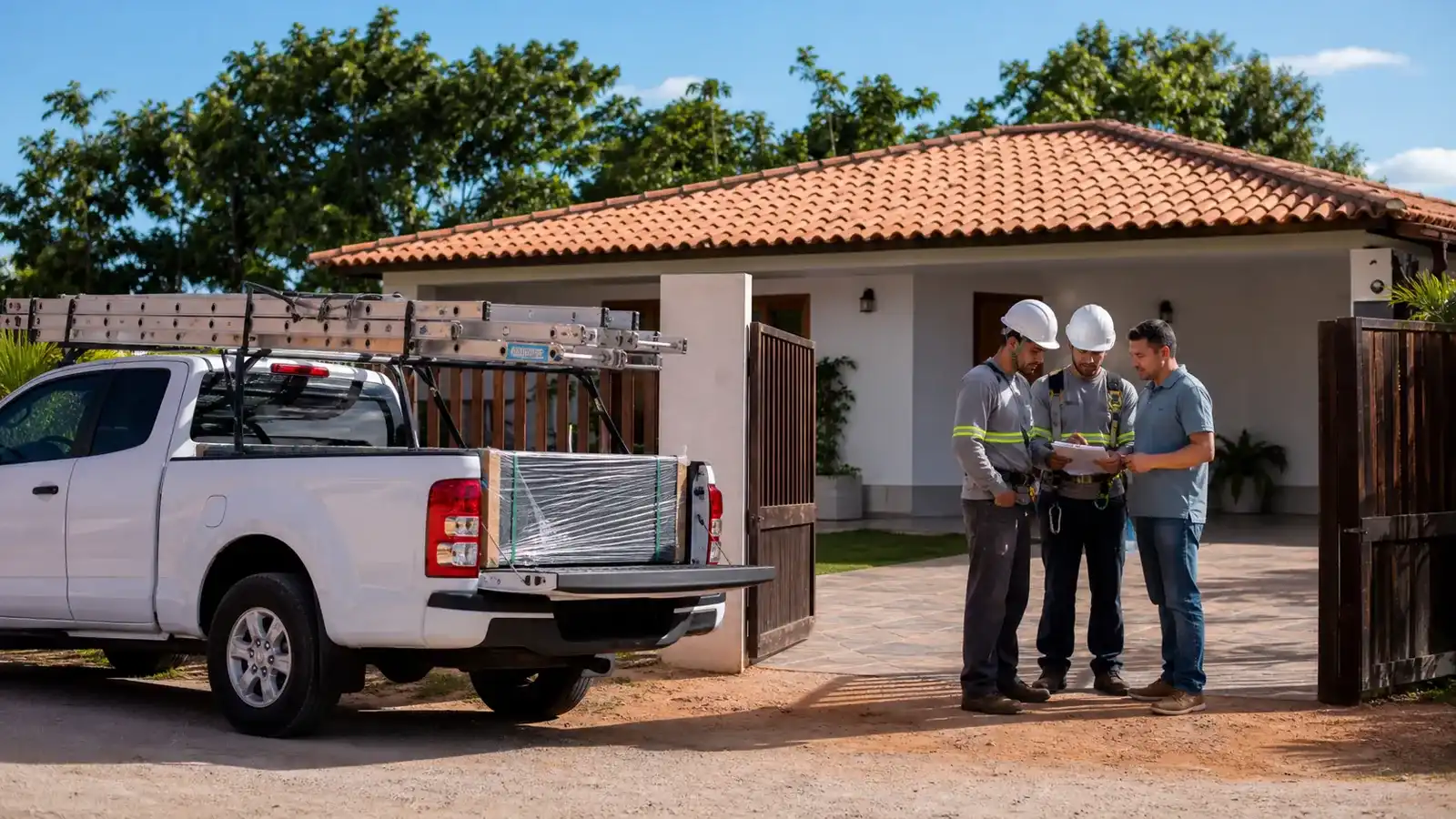 Capa do artigo: Como preparar o imóvel no dia da instalação solar