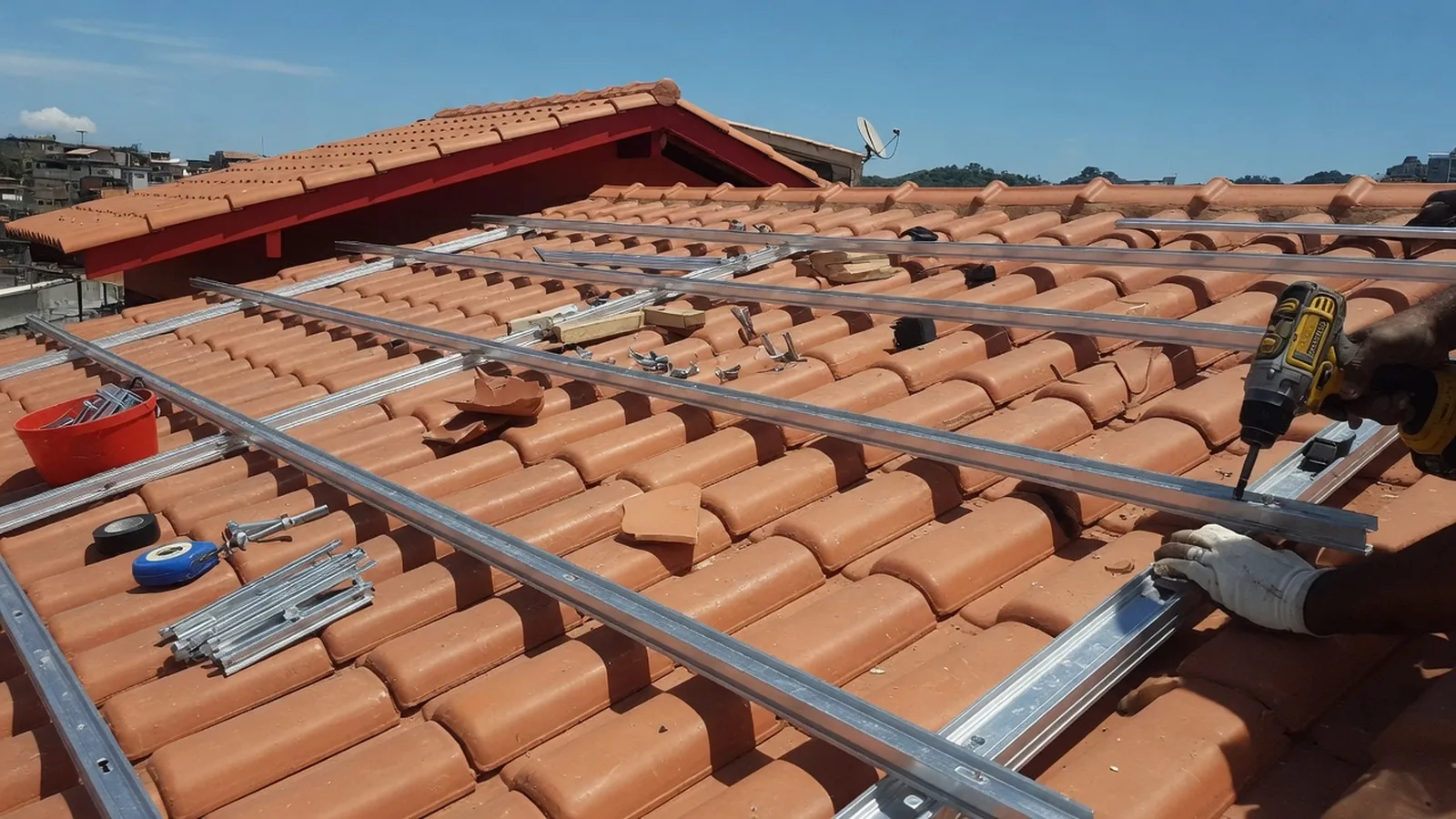 Capa do artigo: Telhado para energia solar: estrutura e sombra